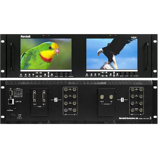 Rack Multi-Monitor - 2X 7 LCD Screens
