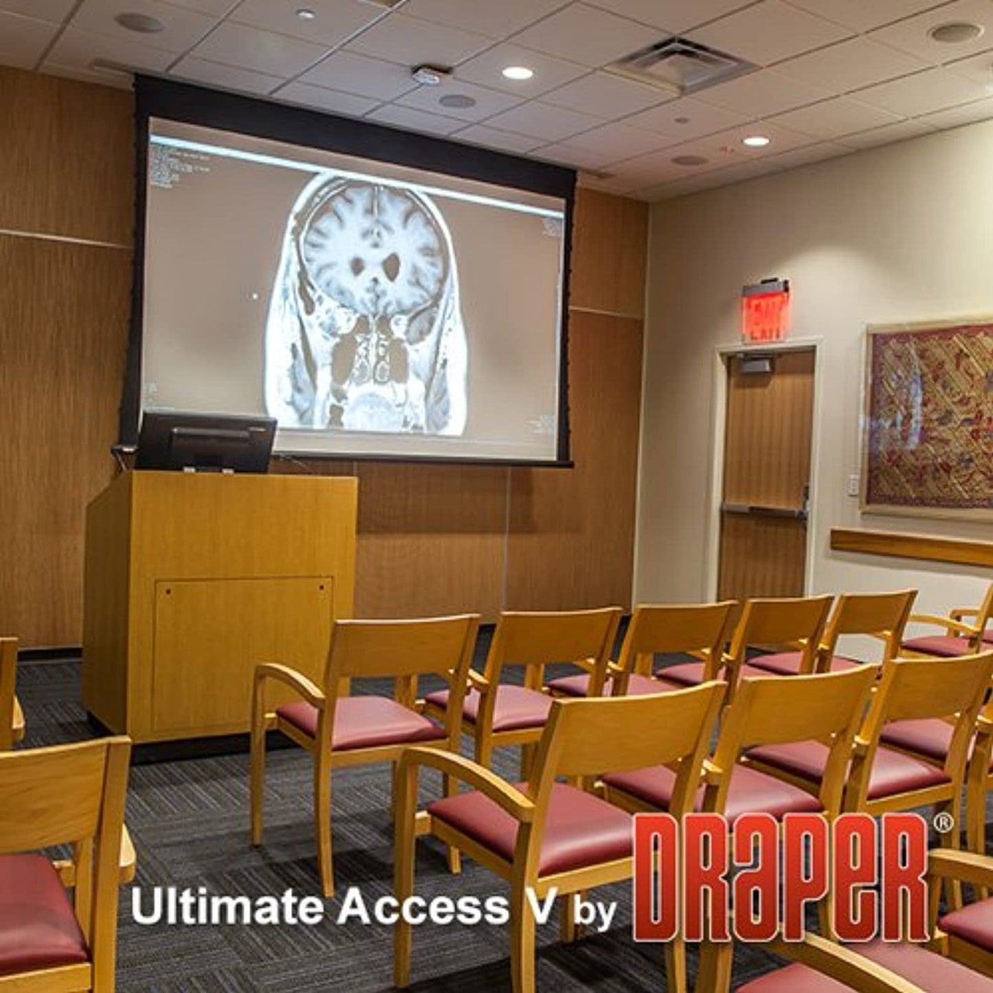 Draper 145010 Ultimate Access XL V - 220"(108" x 192") - HDTV [16:9] - Matt White XT1000V