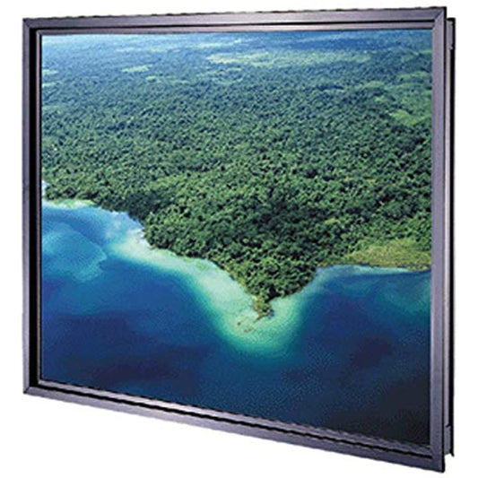 Polacoat Ultra Series Rigid Rear Fixed Frame Projection Screen Viewing Area: 45" H x 80" W