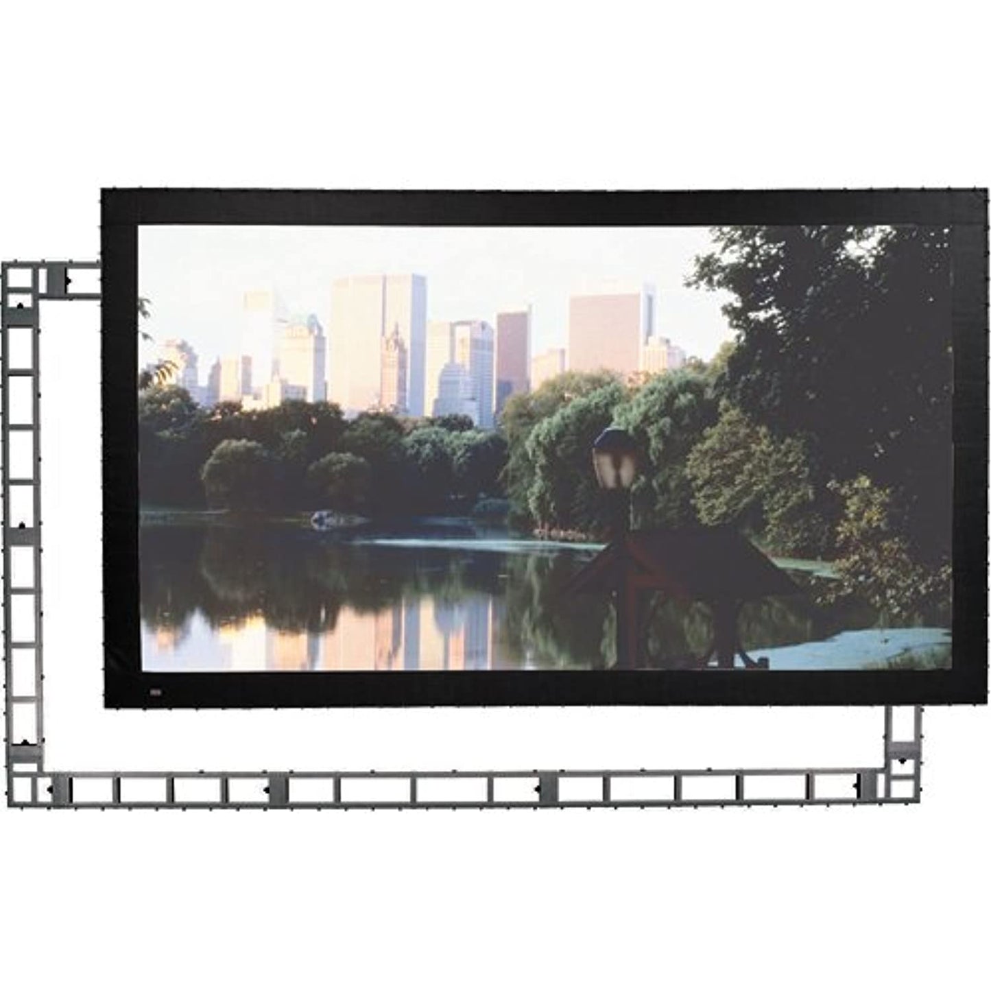 Stagescreen Portable Screen 15FTX20FT 4:3 Black Frame/rp