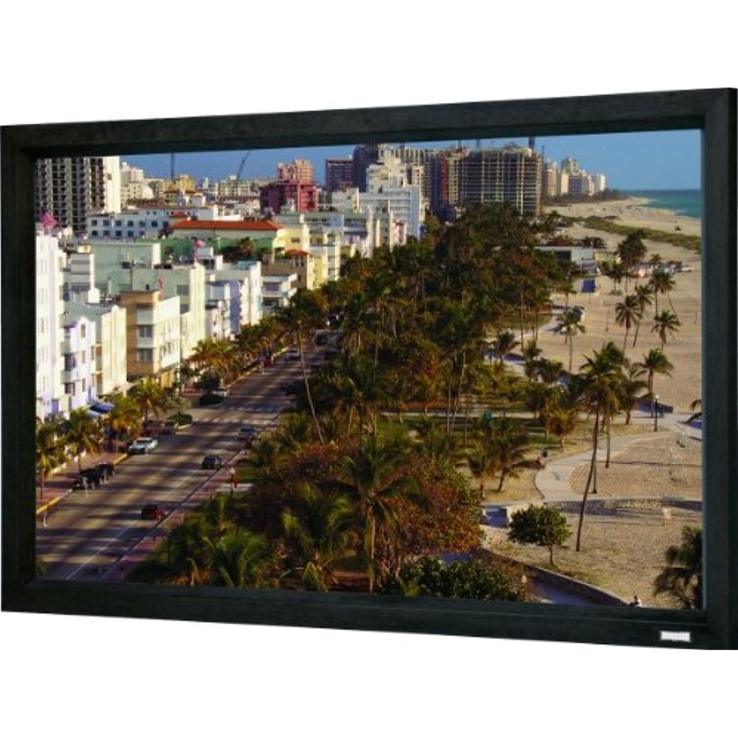 Da-Lite Cinema Contour with Pro-Trim Fixed Frame Projection Screen - 45" x 80