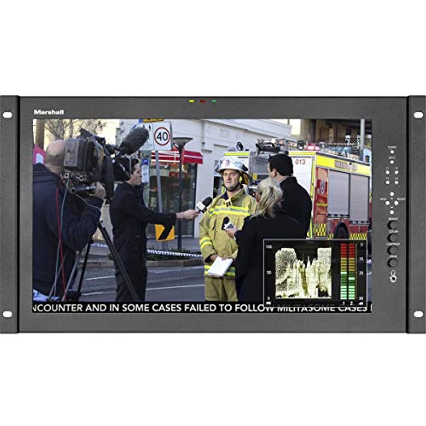 Marshall Electronics V-LCD171MD-3G 17.3-Inch Full Resolution 1920x1080 Rackmount Monitor with HDMI and 3G-SDI Input