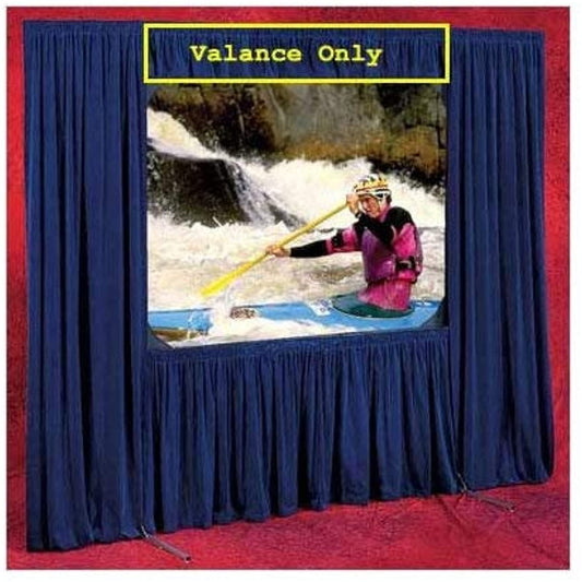 Valance for Dress Kit (Black Velour) Size: HDTV - 106" Diag.