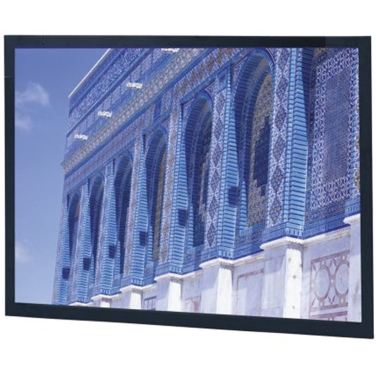 Da-Snap Black Fixed Frame Projection Screen Viewing Area: 60" H x 96" W