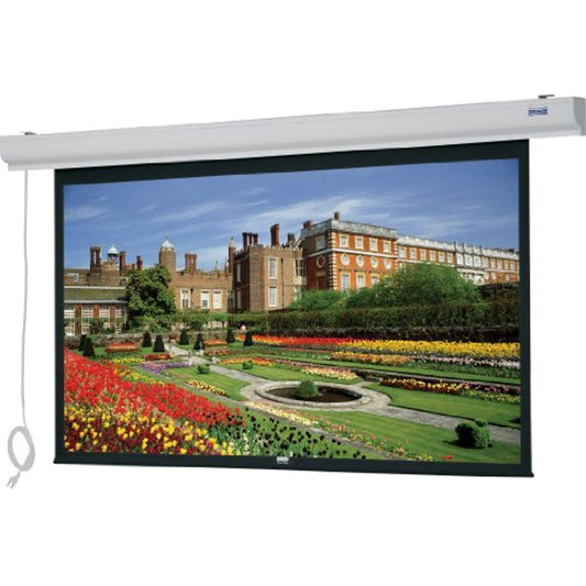 Matte White Designer Contour Electrol w/Infrared Remote - Video Format Size: 72" diagonal