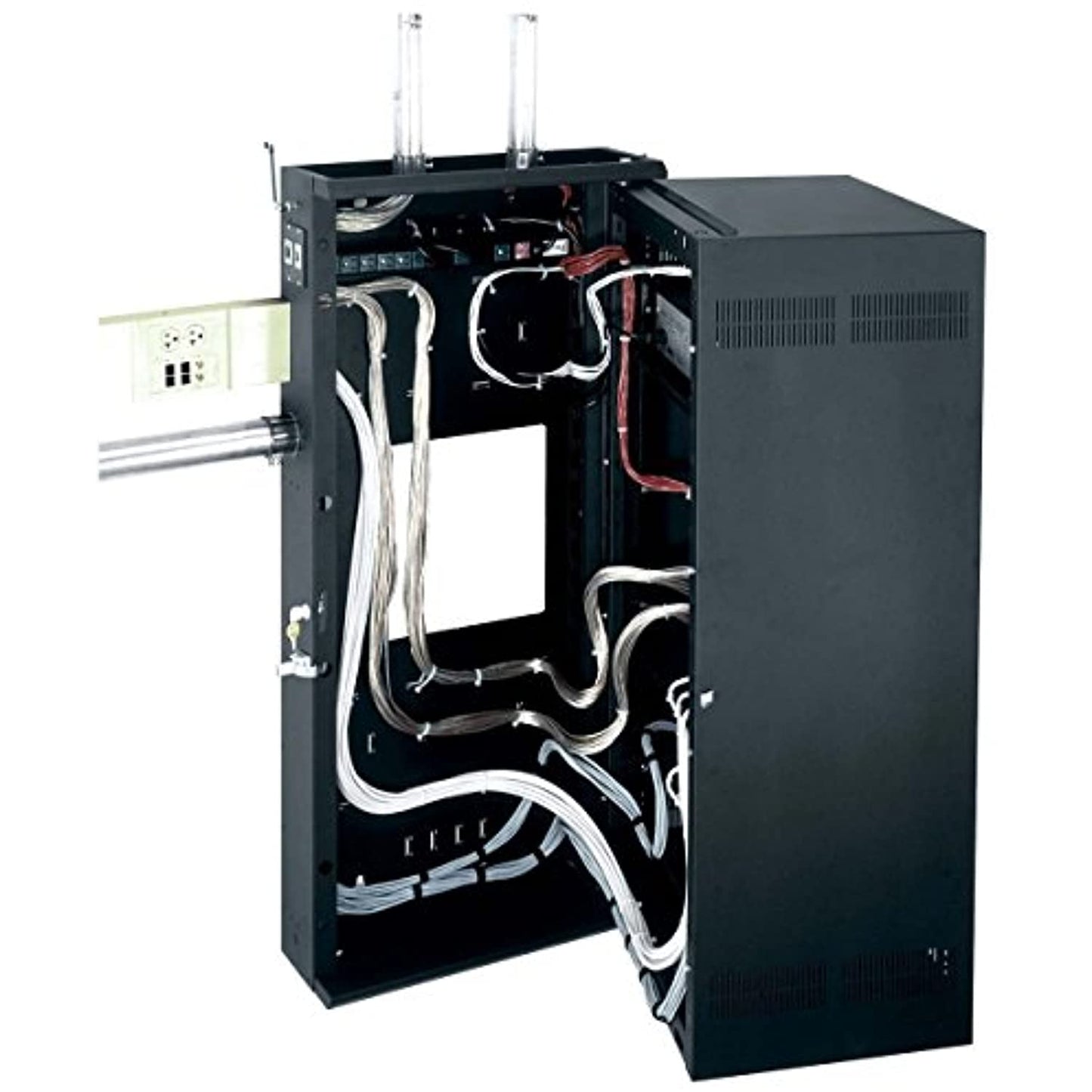 Middle Atlantic DWR Series Space Data Wall Rack with Plexi Door Rack Spaces: 16U Spaces, Depth: 20"