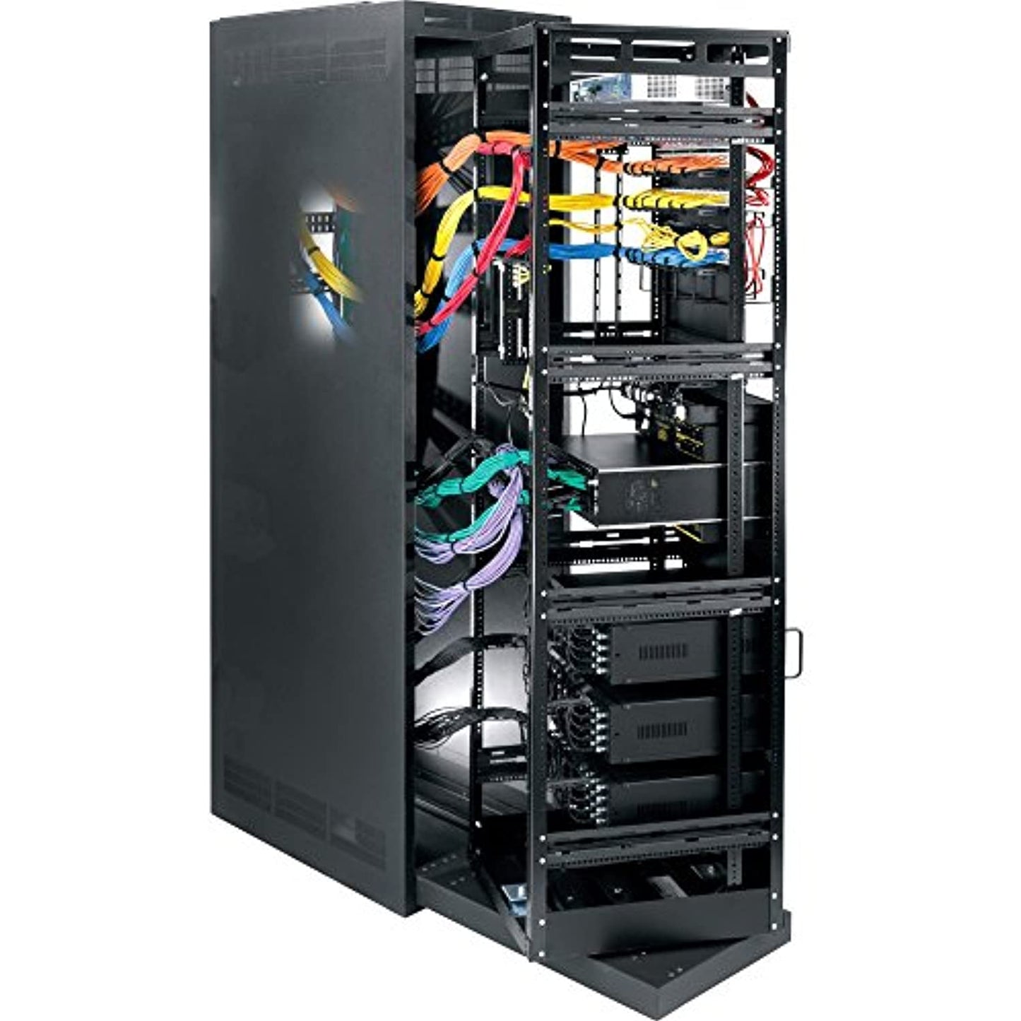 Middle Atlantic WR Series 26" D Roll Out Rotating System in Steel Host Enclosure Rack Spaces: 44U Spaces