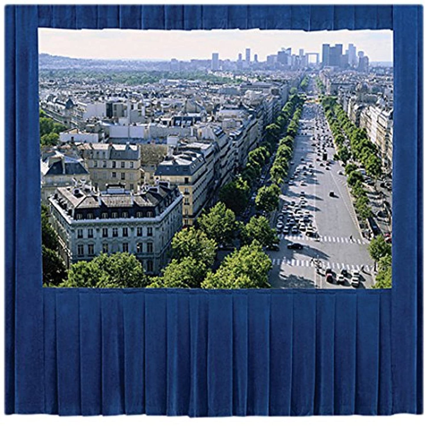 Da-Lite Ultra Velour Drapery Kits for Fast-Fold Deluxe Frames Without Skirt Bar 7'6" x 10' Area 12'3"