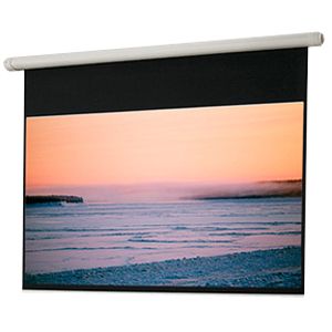 Salara Matte White Electric Projection Screen Viewing Area: 70" H x 70" W