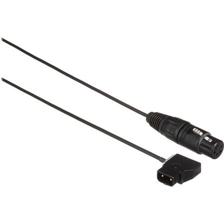 Marshall Electronics V-PAC-D-XLR 4-Pin XLR Female Power Adapter Cable to Anton Bauer Power Tap